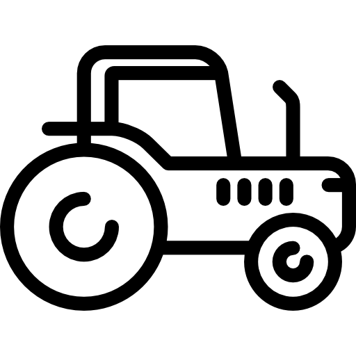 Tractor Facing Right